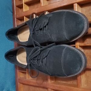 Lucky Brand suede oxfords